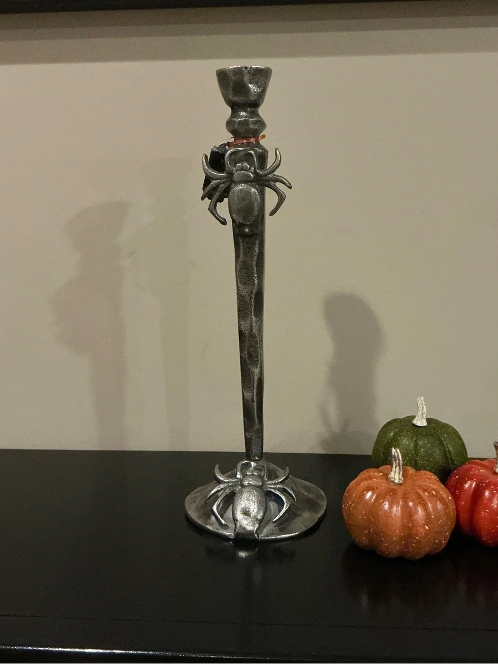 Halloween Spider Taper Candle Holder Decor 🕷️